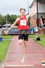 Boys under-15s long jump, Northern Under-17s/U-15s and U13s Champs, Leigh Sports Village, Leigh. Photo: David T. Hewitson/Sports for All Pics